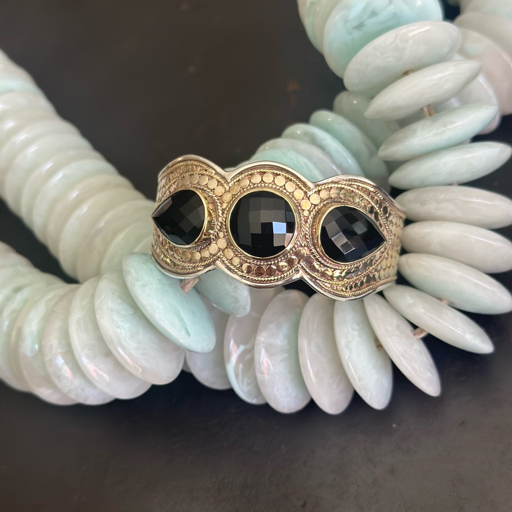 Anna Beck Black Onyx Large Cuff 325$